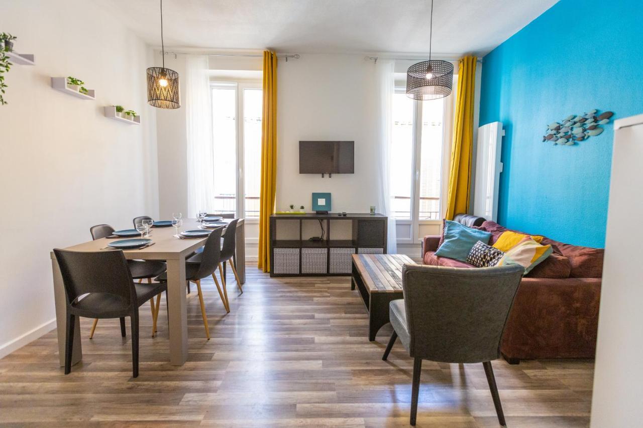 Appartement Bleu Caraibes T4 Proche Gare Et Vieux Port Marseille Bagian luar foto